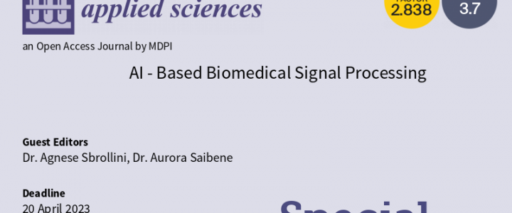 Special Issue: “AI-Based Biomedical Signal Processing”